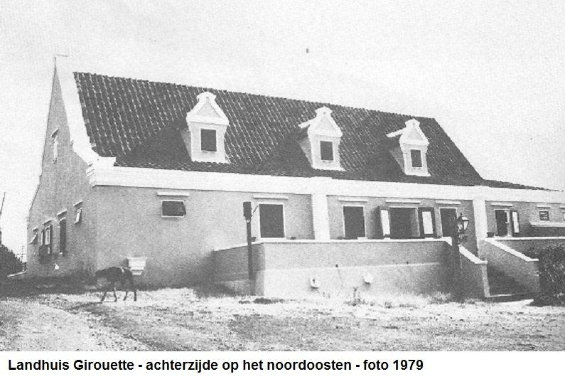 23.  Landhuis Girouette - achterzijde op het noordoosten 1979
